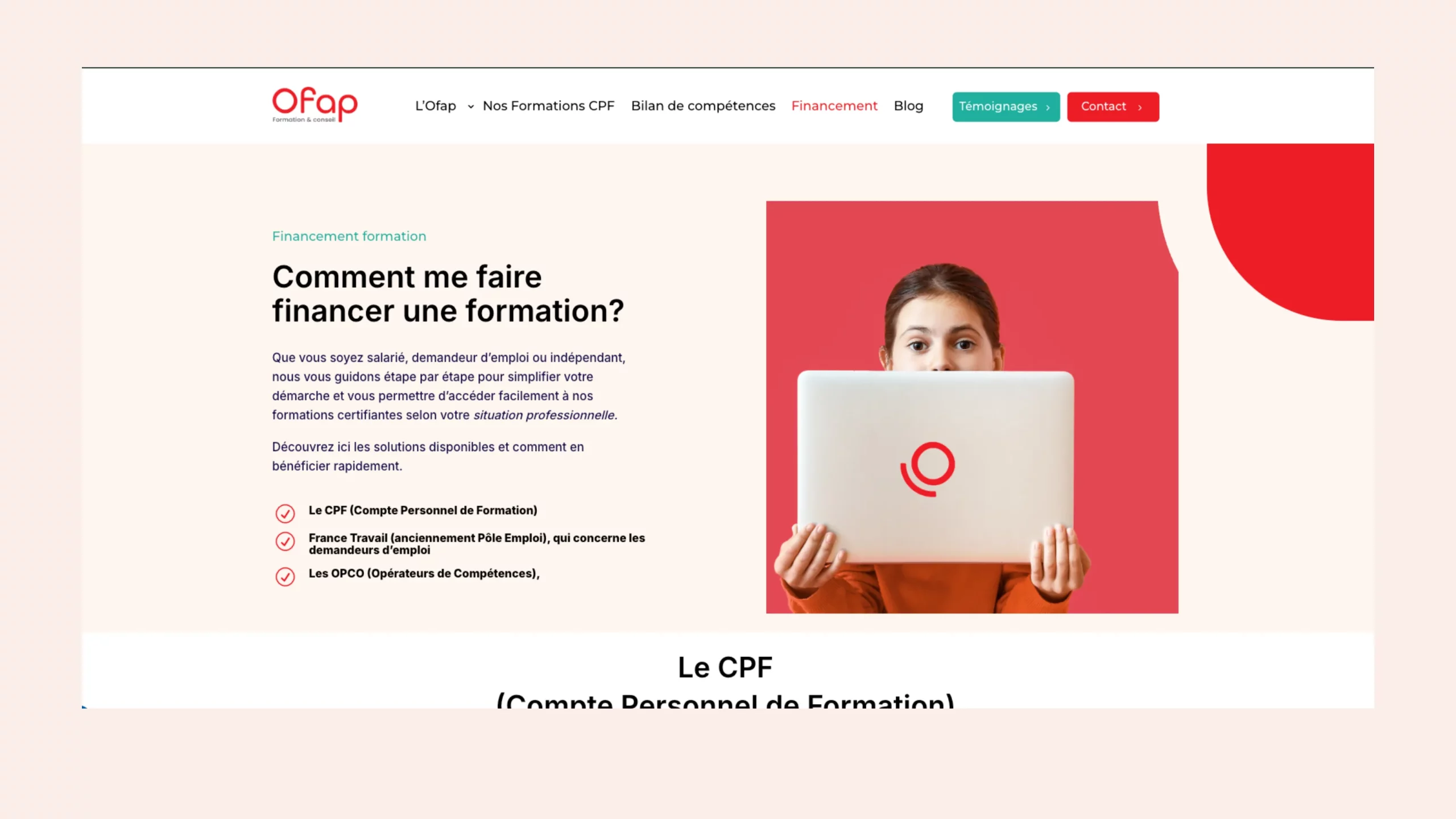 centre de formation en ligne