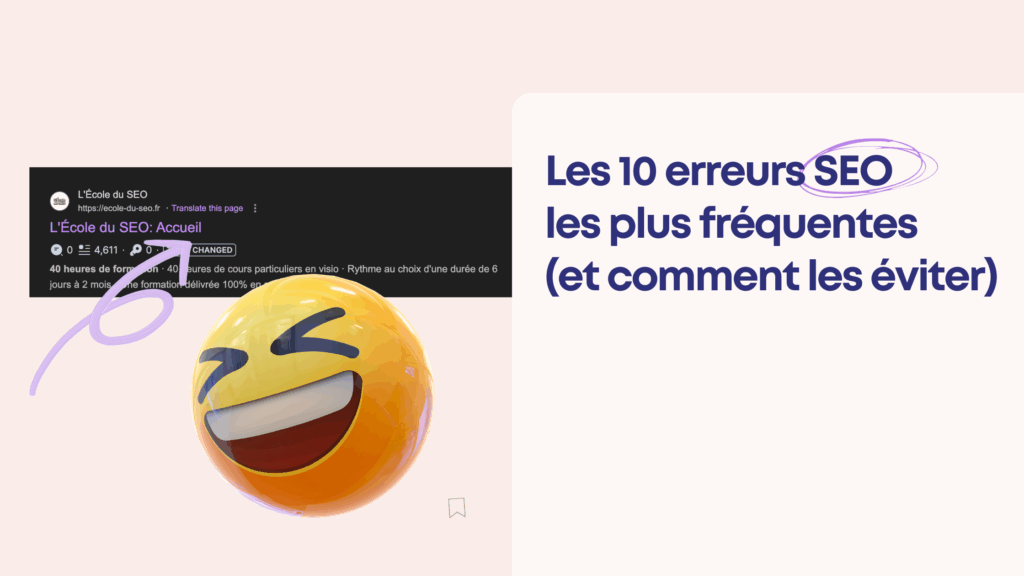 erreurs seo