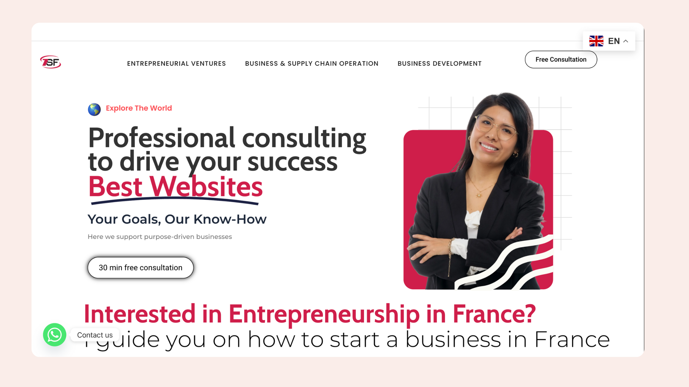projet site web wordpress